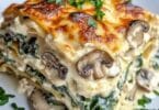 Cremige Lasagne mit Spinat und Pilzen: Ein Gedicht für den Gaumen